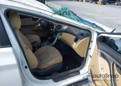 2013 Hyundai Elantra Gls из США, поврежденный, VIN 5NPDH4AE1DH233745